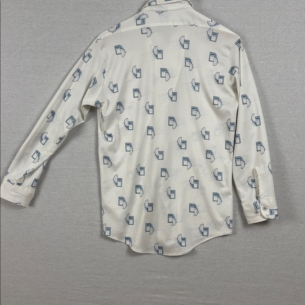 Vintage 1970's polyester shirt - Picture 5 of 6